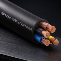 Câble électrique toronné basse tension YC YCW 4x35mm en cuivre pur isolé XLPE, 4 conducteurs, 450V, gaine PVC robuste, IP44, alimentation
