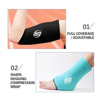 Manchon de compression en gel chaud/froid réutilisable pour bras, genou, jambe, coude – Rééducation thérapeutique, enveloppement flexible avec poche à glace pour soulagement de la douleur