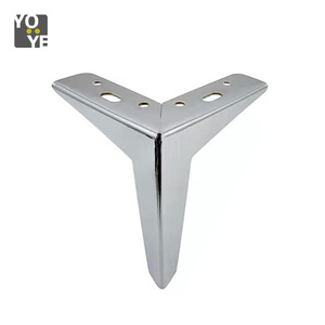 Tam Giác Hiện Đại Heavy Duty Đồ Nội Thất Kim Loại Chân Cho DIY Chân Thay Thế Cho Bảng Tủ Tủ Sofa Couch Ghế TV Đứng - Product Image 5