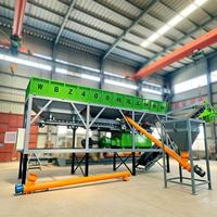 Prix d'usine – Centrale de mélange de sols électrique mobile stabilisée, sans fondation, robuste, portable, avec pompe et moteur pour le mélange de sol et de ciment