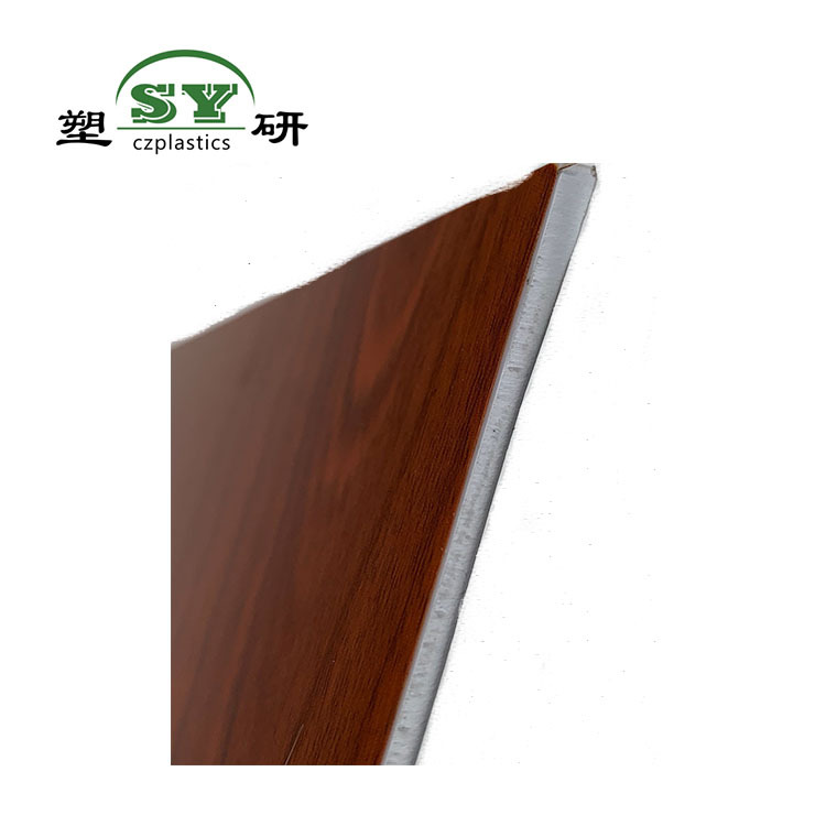 Smooth And Durable Wood Grain Pvc Plates Composite Sheet