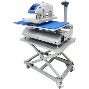 Automatische großformat ige Sublimations-Heiß <span class=keywords><strong>press</strong></span> maschine 40*50cm * 2 große elektrische 110V/220V Neuer Zustand zum Drucken auf Platten - Product Image 4