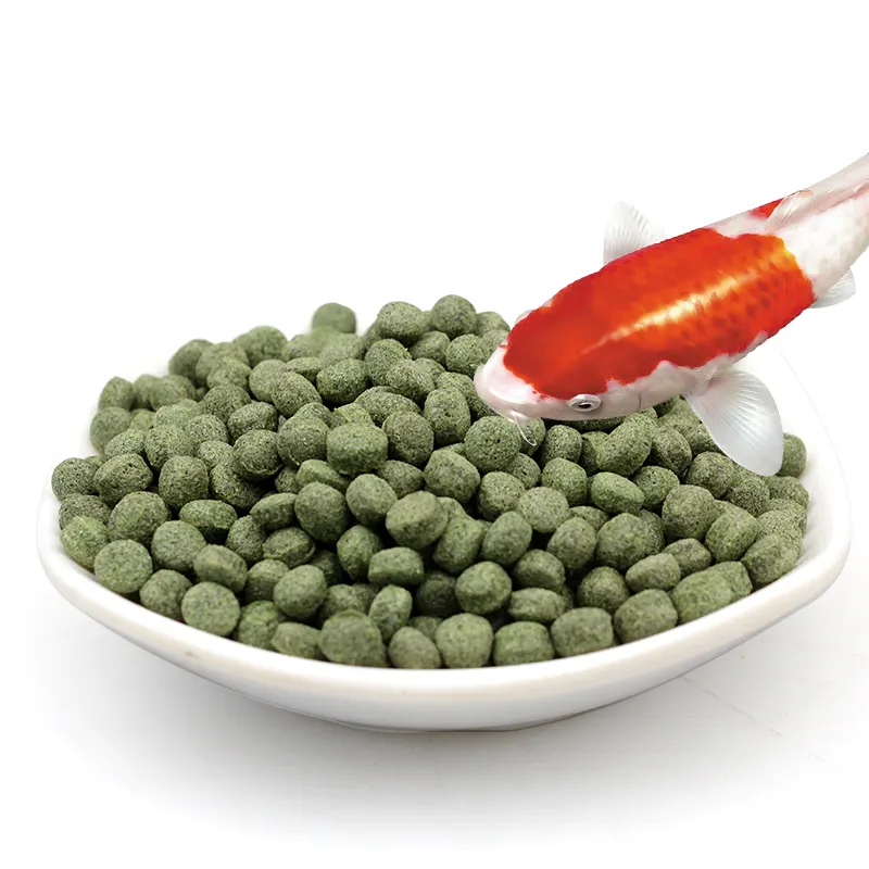 Produit pour animaux de compagnie à haute teneur en protéines KOI pêche poisson rouge Aquarium Koi carpe flottant granule croissance/rehausseur couleur poisson nourriture alimentation