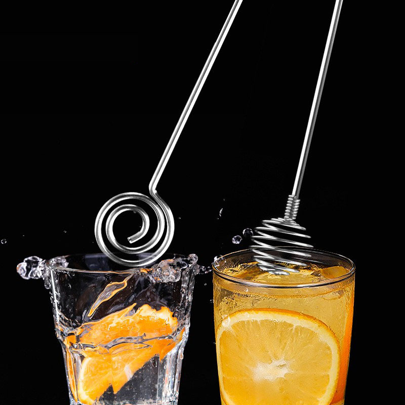 Food Grade Stainless Steel Honey Dipper With Unique Spiral Design Honey Spoon Stick