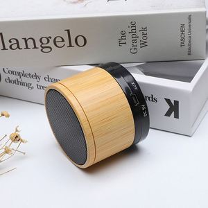 Altavoz de Madera Ecológico 2024, Mini Altavoz Inalámbrico con Puerto TF, Altavoces Portátiles Personalizados con Manos Libres - Product Image 4