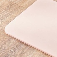 Tapis de bain à diadème Super sec, grand format, antidérapant, pour chambre à coucher, douche, salle de bains, noir