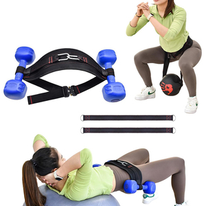 2 in 1 palestra allenamenti a casa <span class=keywords><strong>cintura</strong></span> di spinta dell'anca esercizio ponderato di serraggio bottino regolabile <span class=keywords><strong>cintura</strong></span> del ponte per manubri pesi bottino - Product Image 5