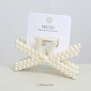 Mẫu Nhanh Chóng 7.5Cm Nàng Tiên Cá Retro Tóc Claw <span class=keywords><strong>Clip</strong></span> Hàn Quốc Ins Ngọc Trai Tóc <span class=keywords><strong>Clip</strong></span> Tính Khí Cá Mập Pan Tóc Lớn Kẹp Claw <span class=keywords><strong>Clip</strong></span> - Product Image 5