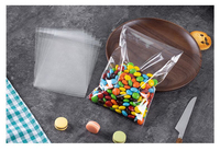 Bolsas de Embalaje Transparentes de BOPP Autoadhesivas, Impermeables, Impresas en Huecograbado, para Dulces y Galletas, Bolsas Personalizadas a Prueba de Olores