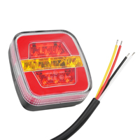 Lampu Sein LED Posisi Belakang/Stop untuk Truk, Van, Karavan & Kendaraan Komersial, Pemasangan Mudah