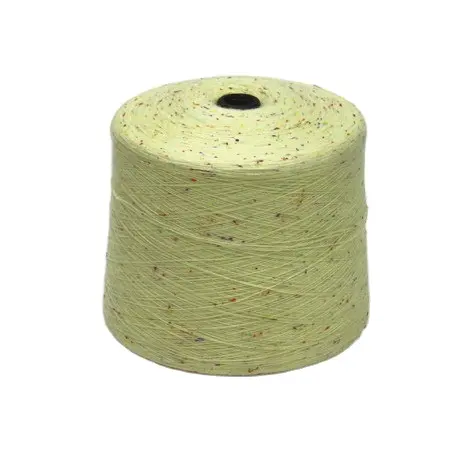 Hochwertiges Mischkern-Spinn garn gefärbt 55% Viskose 32% Nylon 13% Polyester 28S/2-Farben-Punkt-Viskosegarn für Strick pullover