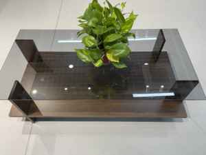 Mesa de centro de vidrio templado <span class=keywords><strong>simple</strong></span> y moderna de estilo nórdico, muebles para el hogar con características combinadas - Product Image 2