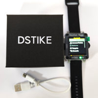 DSTIKE Deauther 32 Watch MiNi-5G ESP32-C5 700mAh Papan Pengembangan Antena Dual-Band Alat Pembelajaran Pengujian Keamanan Jaringan WiFi
