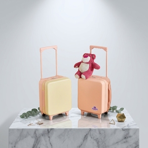 Nuova Valigia <span class=keywords><strong>Trolley</strong></span> Rigida per Bambini Unisex, Materiale ABS+PC, Ruote Girevoli, Impermeabile, Grande Capacità - Product Image 1