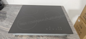 Placa <span class=keywords><strong>de</strong></span> <span class=keywords><strong>Inducción</strong></span> <span class=keywords><strong>de</strong></span> Acero Inoxidable <span class=keywords><strong>de</strong></span> Alta Eficiencia con 3 Quemadores, Control Táctil, Multifunción, Integrada para Uso Comercial y Doméstico - Product Image 3
