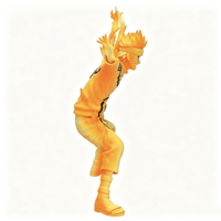 Vente en gros de figurines Uzumaki Nine-Tails Chakra Mode, statue de personnage de collection, en stock