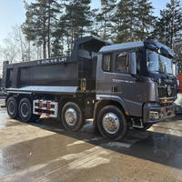 Camion benne basculante Shacman X3000, nouveau modèle 8x4, 30 tonnes, 460 ch, conduite à gauche, pour transport minier et usage commercial