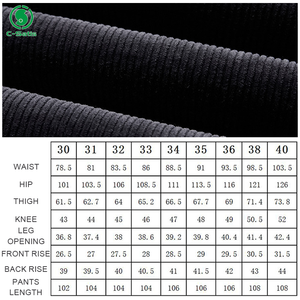 <span class=keywords><strong>Pantalon</strong></span> décontracté pour homme 2026, coupe droite ample, en velours côtelé épais, style rétro, motif, taille mi-haute, extensible - Product Image 5