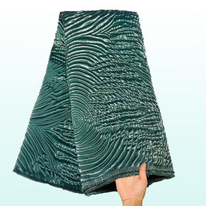 Tessuto broccato Jacquard liquido metallico in <span class=keywords><strong>Organza</strong></span> di lusso 100% poliestere per abiti da sposa e da festa da ragazza - Product Image 4