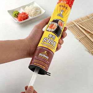 Caja de Tubo para Sushi con Tapa Abatible, Impresa y Hermética, con Logotipo Personalizado - Product Image 1