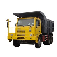 Camion benne minier tout-terrain 6x4 de 90 tonnes de charge utile avec moteur 430 CV, camion benne lourd