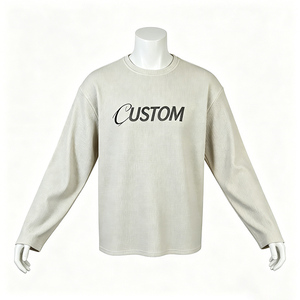 <span class=keywords><strong>Camisetas</strong></span> Personalizadas con Gráficos, <span class=keywords><strong>Camisetas</strong></span> Blancas <span class=keywords><strong>de</strong></span> Algodón, Camiseta <span class=keywords><strong>de</strong></span> Manga Larga Tipo Waffle <span class=keywords><strong>para</strong></span> <span class=keywords><strong>Hombre</strong></span> - Product Image 2