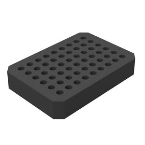 Mezclador de Vórtice Multitubo JQ-MV50, Agitador de Vórtice de Laboratorio con Soporte de Espuma para Mezclar 54 Muestras en Tubos de Ensayo - Product Image 3