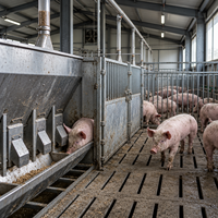 Hangars d'élevage préfabriqués en acier pour porcs, chèvres et bovins, bâtiments agricoles, abris pour bétail avec solution de projet globale