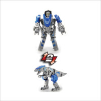 Juego de Juguetes Transformables de Dinosaurios HTL 6 en 1, Combinación de Mecha Gigante Transformable, Juguetes Combinables, Bloques de Construcción DIY para Niños