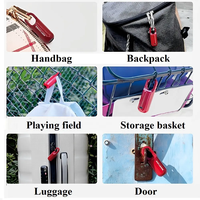 Cadenas intelligent biométrique portable autonome de haute qualité avec lecteur d'empreintes digitales pour bagages, valises et sacs à dos
