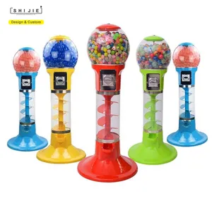 大螺旋胶囊玩具嘎查机口香糖球弹力球糖果玩具自动售货机130厘米