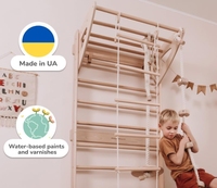 Cadre d'escalade en bois pliable d'intérieur en bois formateur enfants exercice murs d'escalade Montessori en bois