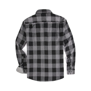 Camisa de Franela con Capucha para Hombre, Abrigada |   Chaqueta a Cuadros Forrada |   Fábrica OEM - Product Image 3