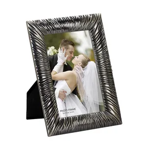 Zinc Alloy Die-casting Wedding Pewter Photo Frames 4x6 Picture Frame