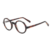Vente chaude : Lunettes de soleil et montures optiques rétro rondes en acétate, pour visages en forme de losange, vente en gros