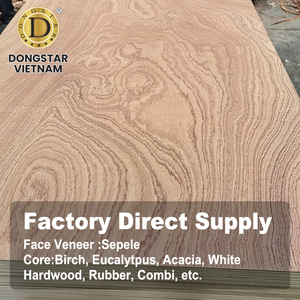 Contreplaqué Sapele du Vietnam, noyau en acacia, noyau en bois dur blanc, noyau combiné, contreplaqué de qualité pour meubles - Product Image 2