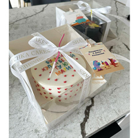 Boîte d'emballage de pâtisserie multifonctionnelle Boîte d'emballage de gâteau mousse portable Boîte d'emballage de pâtisserie à emporter 10x10x8 Boîte à gâteau transparente avec dessus de fenêtre