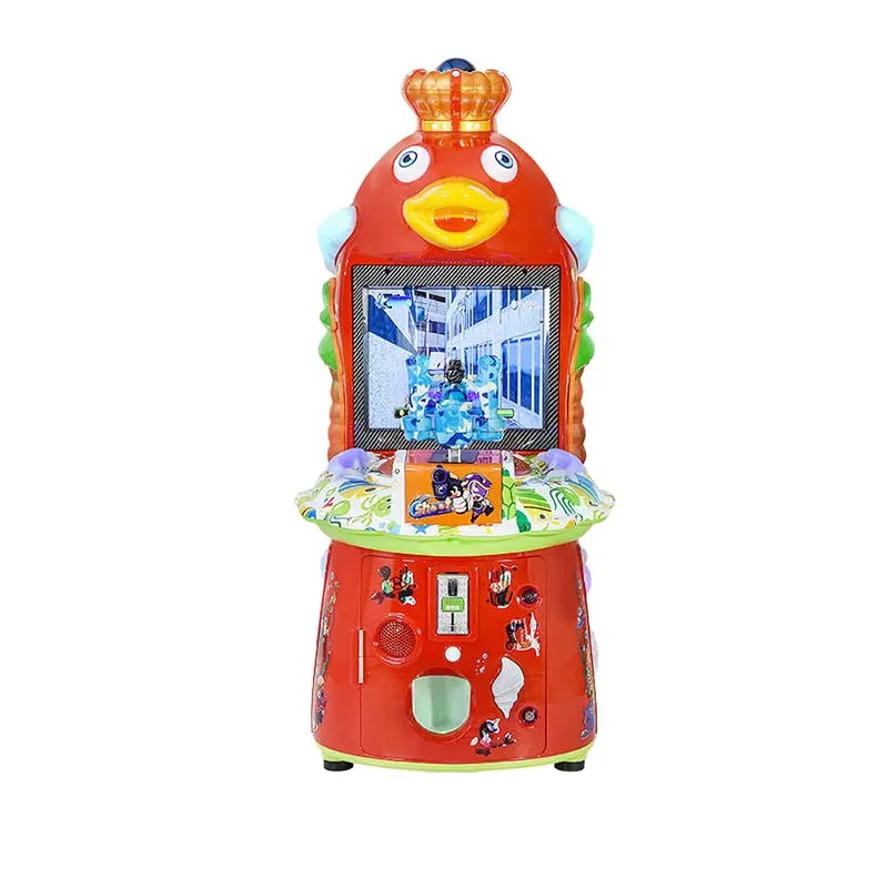 Muntautomaat Kinderen Schieten Geweerscherm Video Arcade Simulator Schieten Gun Entertainment Gameconsole