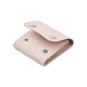 Guanfanxi chine — sac cadeau en microfibre, personnalisé, rose durable avec bouton, bague et boucles d'oreilles, bracelet, rangement, pochette pour bijoux - Product Image 3