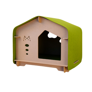 Casa de <span class=keywords><strong>madera</strong></span> para mascotas para interiores y exteriores, <span class=keywords><strong>jaula</strong></span> de <span class=keywords><strong>madera</strong></span> para perros y gatos, extraíble, grande, de lujo, a la moda, para todas las estaciones - Product Image 2