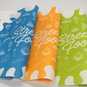 Premium Custom Logo Food Grade Disposable Sandwich Sheets for Hamburger Snack Fast Food Wrapping - Product Image 4