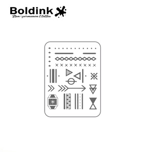 <span class=keywords><strong>Tatuaje</strong></span> Temporal Semipermanente a Prueba de Agua con Diseño Geométrico Tribal, Triángulo y Líneas Estéticas Personalizadas de Boldink - Product Image 3