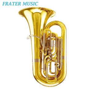 Professionnel laque D'or 5/4 Bb / G tonalité/Clé Frontale <span class=keywords><strong>Piston</strong></span> <span class=keywords><strong>Tuba</strong></span> (JTU-500) - Product Image 1