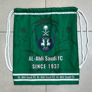 Tas Ransel Serut Klub Sepak Bola Tas Serut Penggemar Sepak Bola Tas Hadiah Piala Dunia Sepak Bola Tas Penyimpanan Sepatu Sneakers - Product Image 6