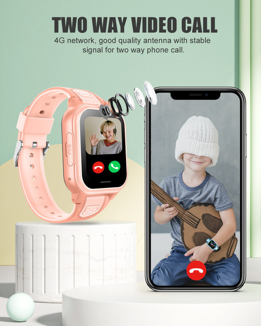 Hot Sale 4G Gps Watch for Kids Gps tracker Phone Sos Alarm Clock Real Time Tracking Smartwatch for Child Toddler Low Price