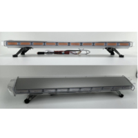 MRD 88LED 120CM 47 "Led blanc ambre rouge bleu barre lumineuse d'avertissement clignotant Auto Led barre lumineuse pour camion remorque 12V 24V Led COB