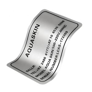Autocollant pour animaux de compagnie avec logo personnalisé, argent mat, résistant à la chaleur, anti-huile, imperméable, pour appareils électroniques - Product Image 1