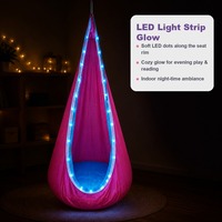 Weihnachtsgeschenk Kinder-Schaukelstuhl Großhandel Black Friday Individuelles Logo LED-Lichtstreifen Nachtparty AZO-frei OEM ODM Großmengen