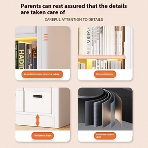 ชั้นวางหนังสือโลหะแนวตั้งแบบกำหนดเองสำหรับบ้าน สำนักงาน และห้องสมุด - Product Image 2