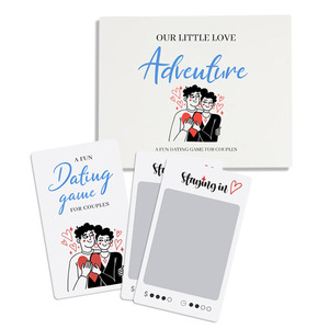 Cartes d'amour à gratter personnalisées et créatives pour couples Reliure parfaite Jeux de défi Livre Carton en papier offset à couverture rigide - Product Image 2